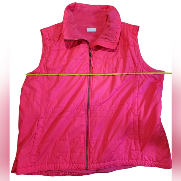 Columbia Bright Pink Kids Vest - Picture 1 of 6